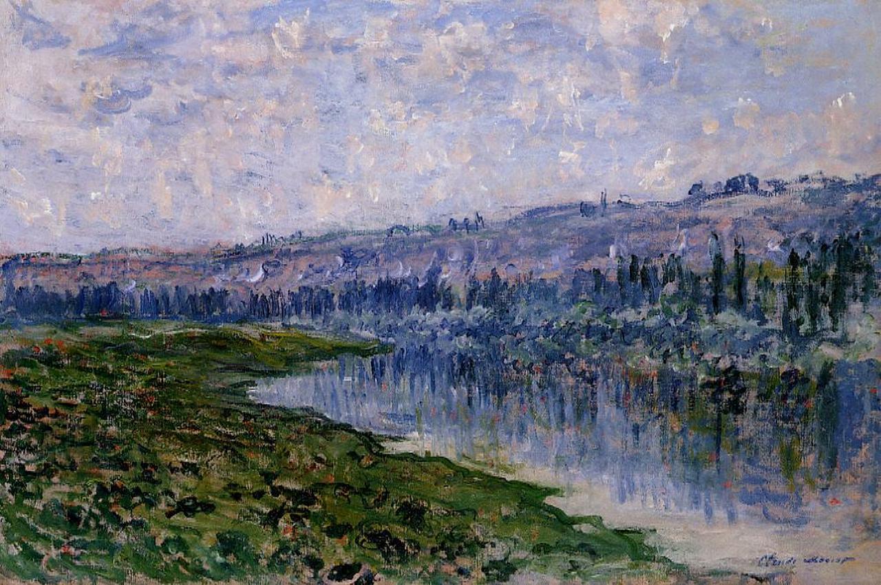 The Seine and the Chaantemesle Hills 1880 